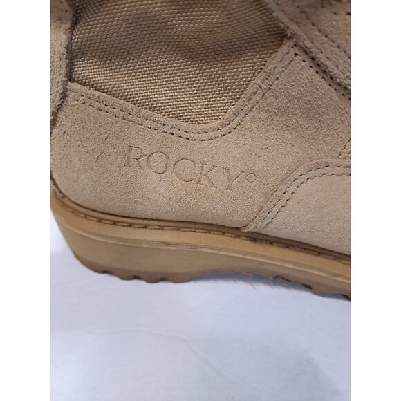 ROCKY 790G Army Combat Boot Temperate Weather Tan Gortex Vibram Sole 7.5R NOS - Picture 4 of 14